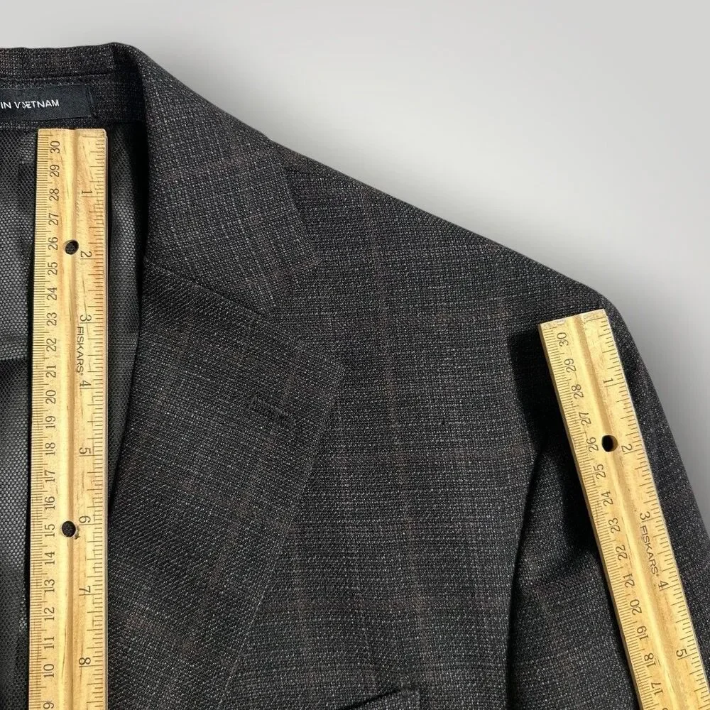 KENNETH COLE Modern fit Mens Blazer 40S Sport Coat 2-Button Jacket Wool Blend